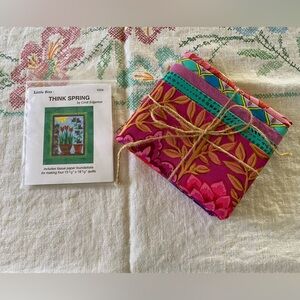 🆕Quilting Pattern & Floral Fabric Bundle🆕